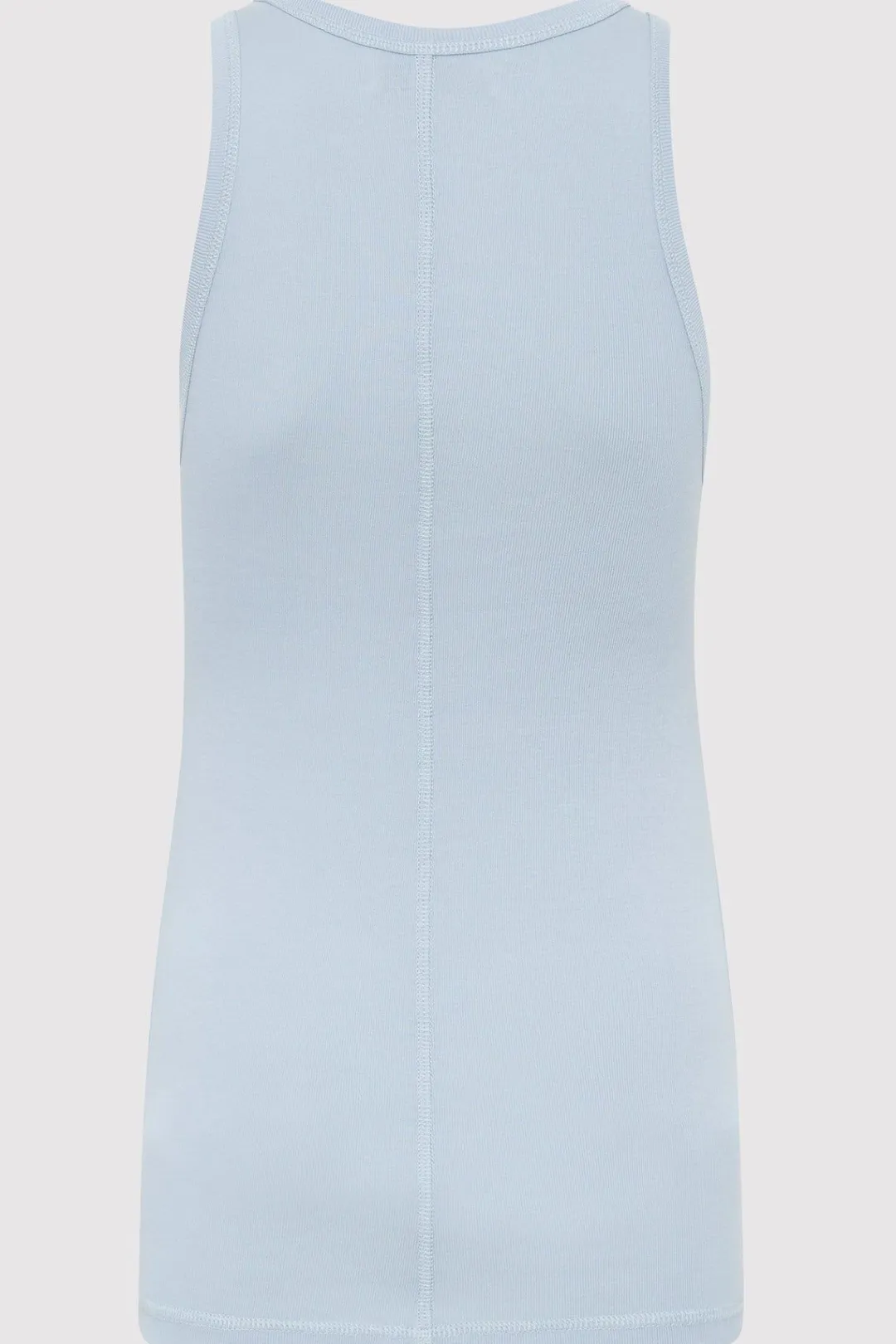 Basics*St. Agni Organic Cotton Singlet - Stone Blue