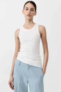Unisex*St. Agni Organic Cotton Singlet - White