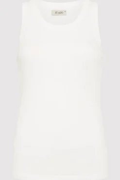 Basics*St. Agni Organic Cotton Singlet - White