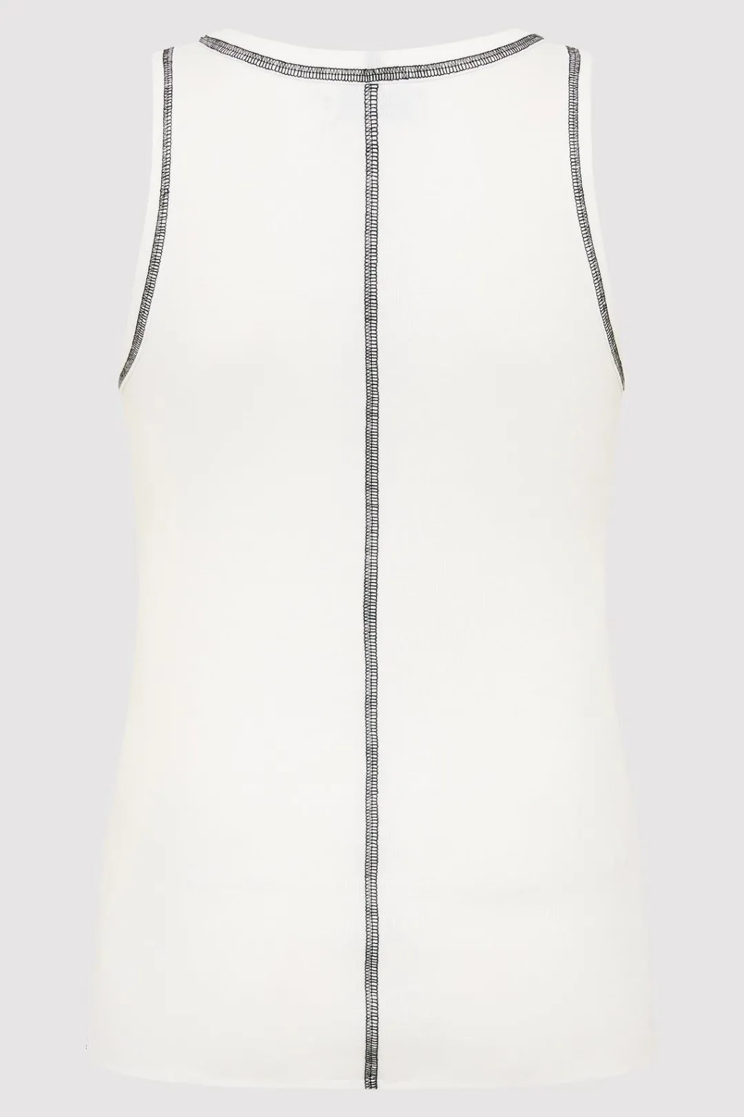 Singlets*St. Agni Organic Cotton Singlet - White/Black