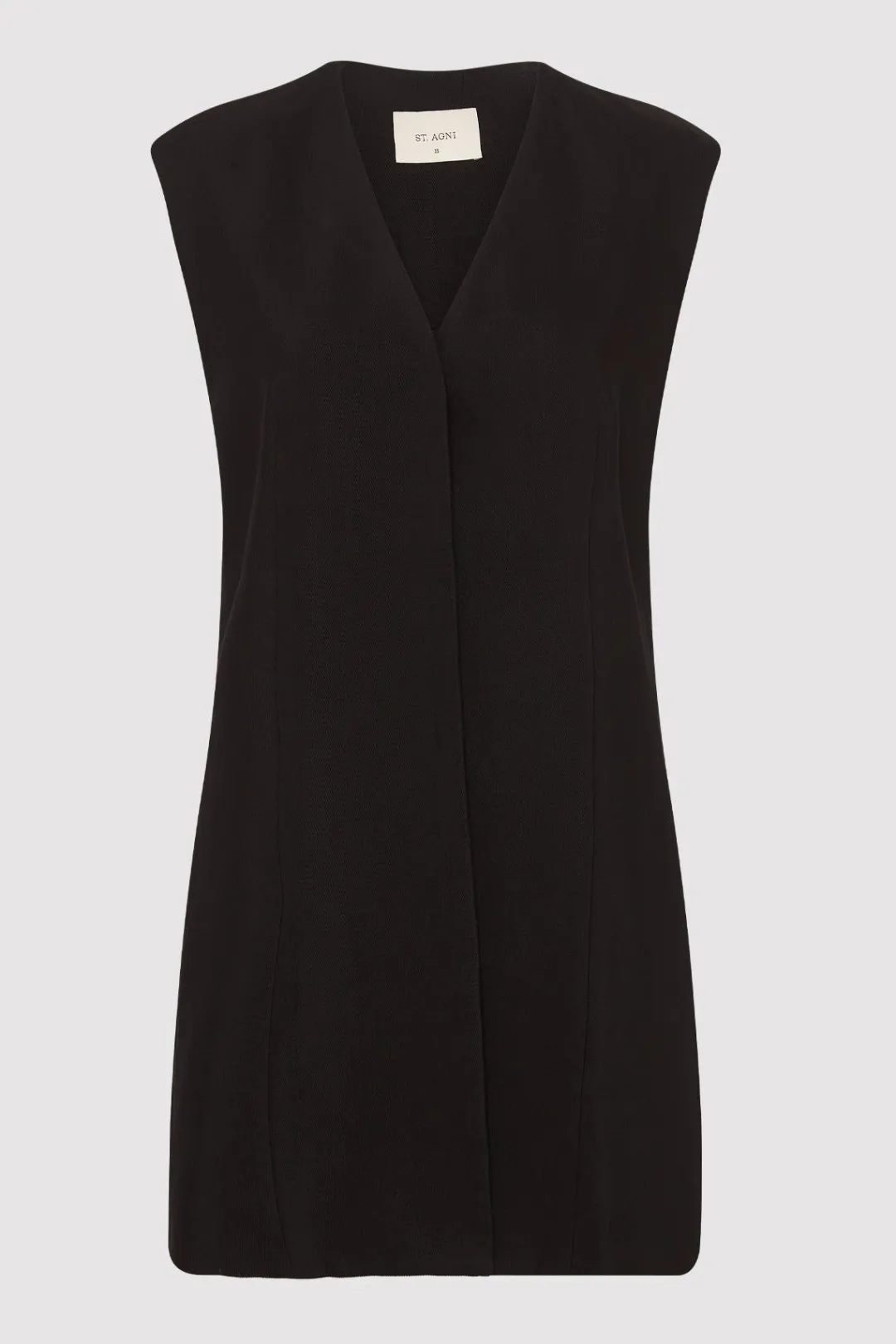 Tops*St. Agni Oversized Vest - Black