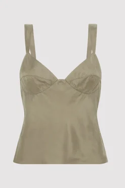 Singlets*St. Agni Peignoir Camisole - Castor Grey