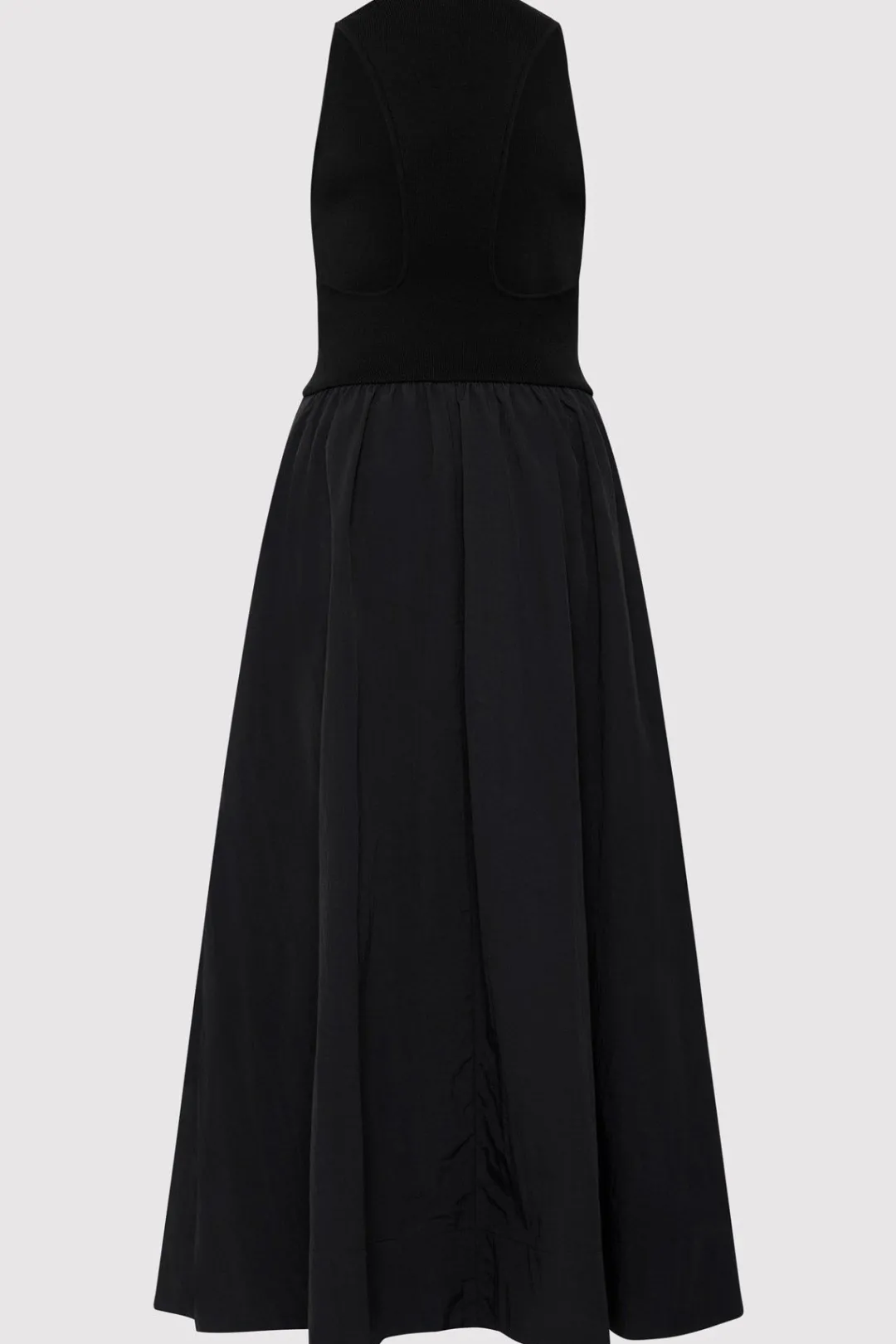 Dresses*St. Agni Plunge Neck Dress - Black