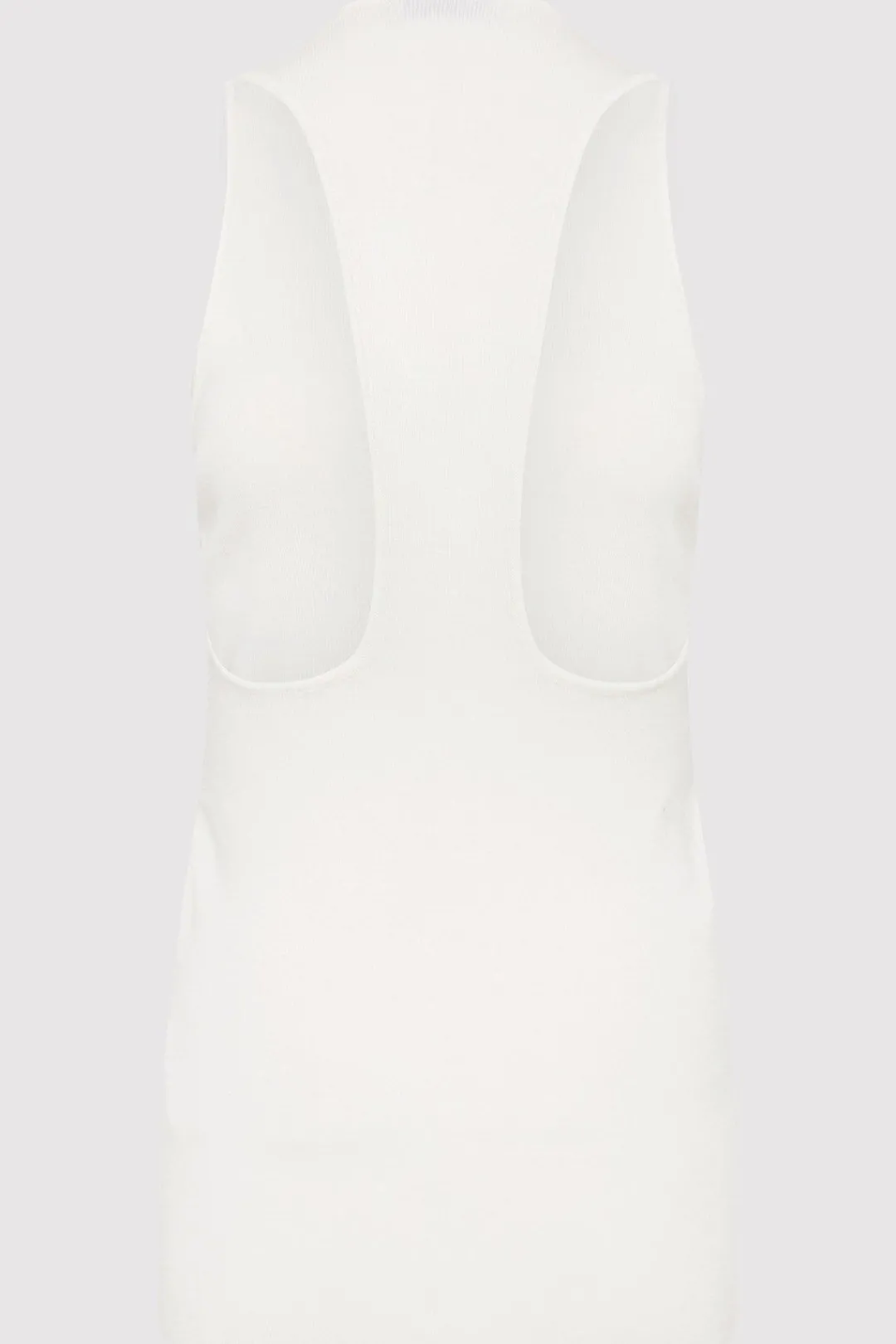 Singlets*St. Agni Plunge Neck Knit Top - White