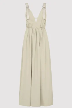Dresses*St. Agni Plunge Sun Dress - Birch