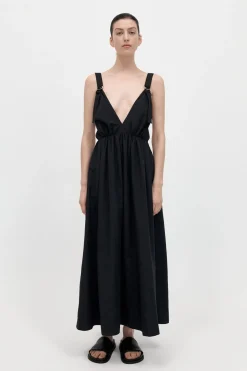 Dresses*St. Agni Plunge Sun Dress - Black