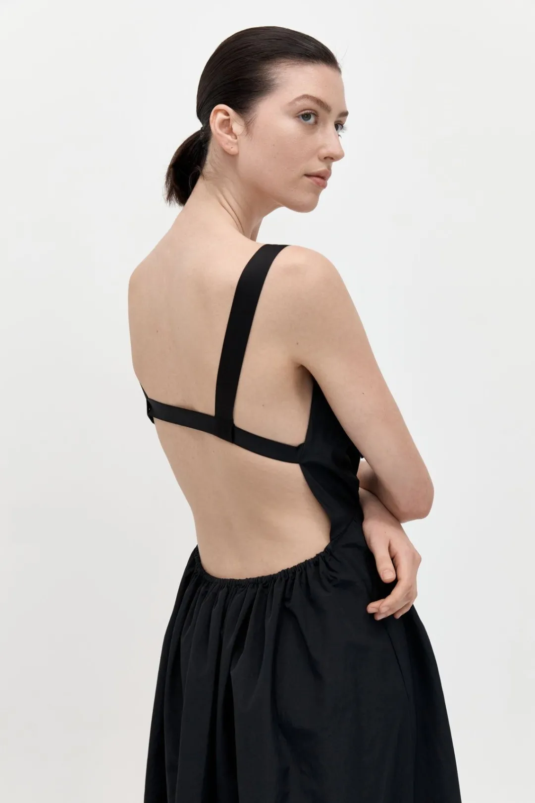 Dresses*St. Agni Plunge Sun Dress - Black