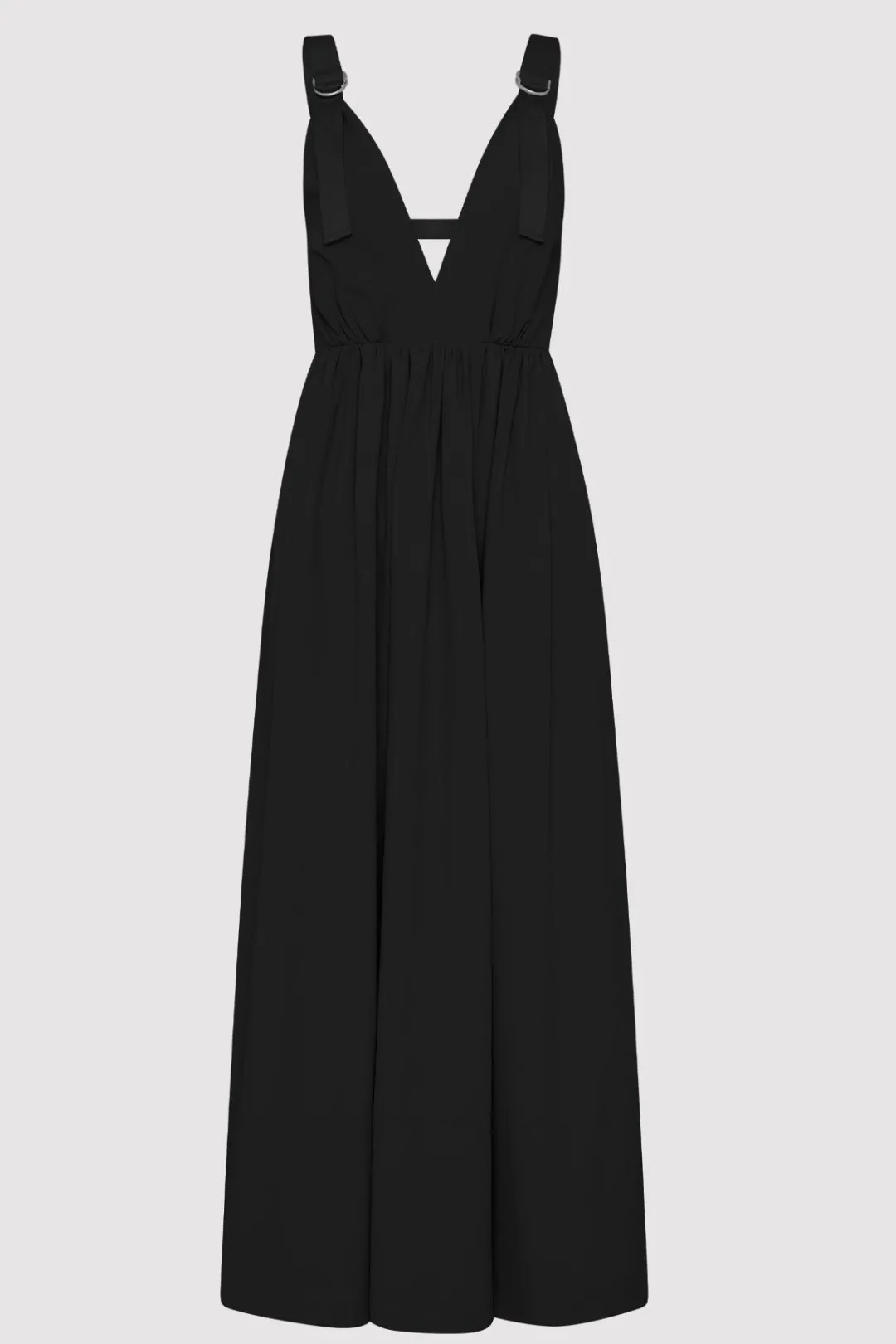 Dresses*St. Agni Plunge Sun Dress - Black