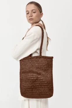 Bags*St. Agni PRE-ORDER: Bagu Woven Tote - Antique Tan