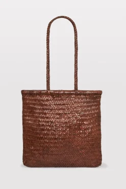 Bags*St. Agni PRE-ORDER: Bagu Woven Tote - Antique Tan