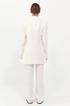 Tailoring*St. Agni Raw Edge Blazer - Ivory