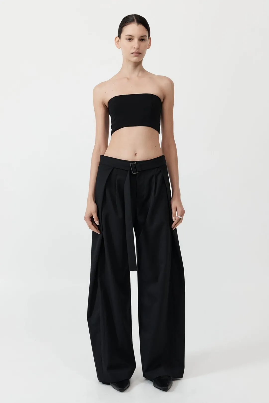 Tops*St. Agni Raw Edge Bodice - Black