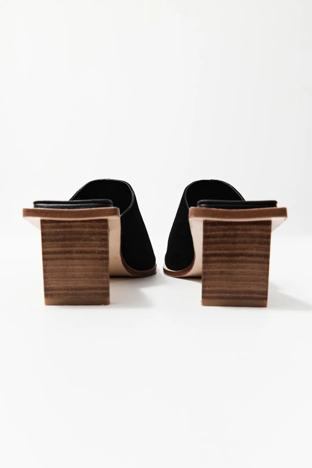 Heels*St. Agni Raw Edge Heel - Black