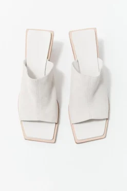 Heels*St. Agni Raw Edge Heel - White