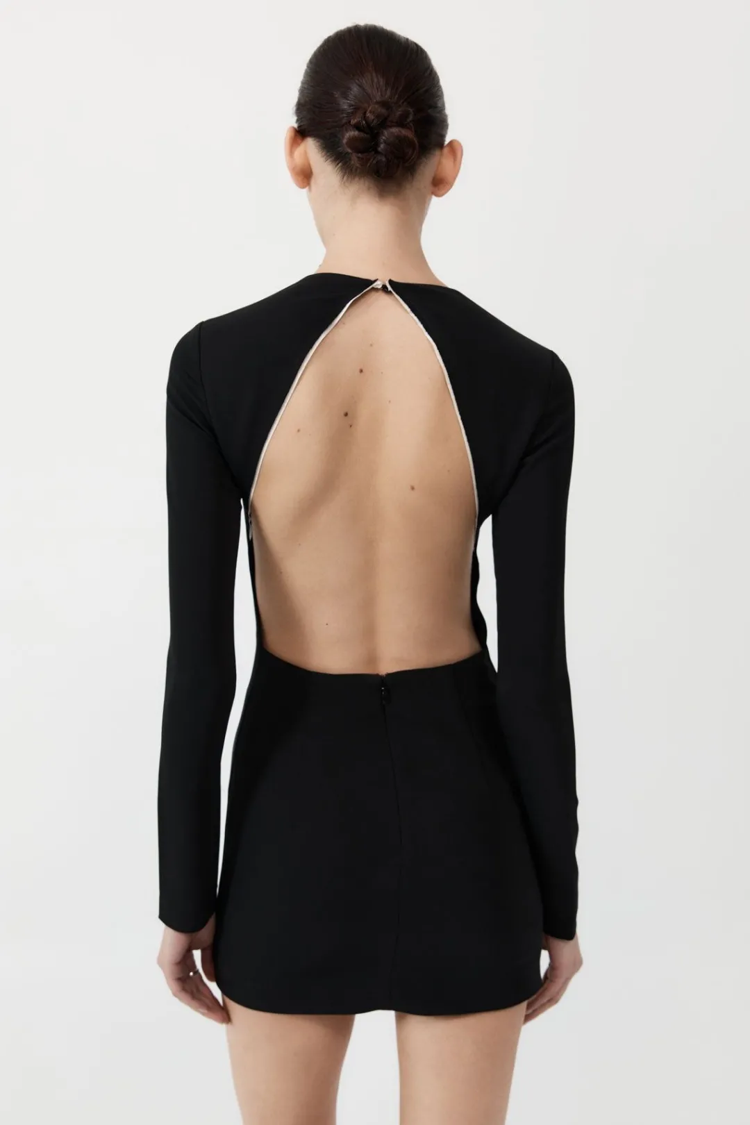 Dresses*St. Agni Raw Edge Mini Dress - Black