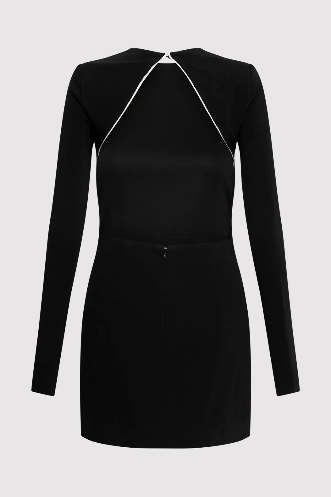 Dresses*St. Agni Raw Edge Mini Dress - Black
