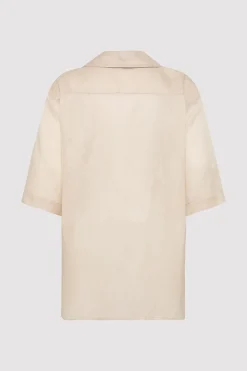 Tops*St. Agni Relaxed Collar Shirt - Birch
