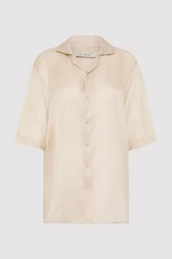 Shirts*St. Agni Relaxed Collar Shirt - Birch