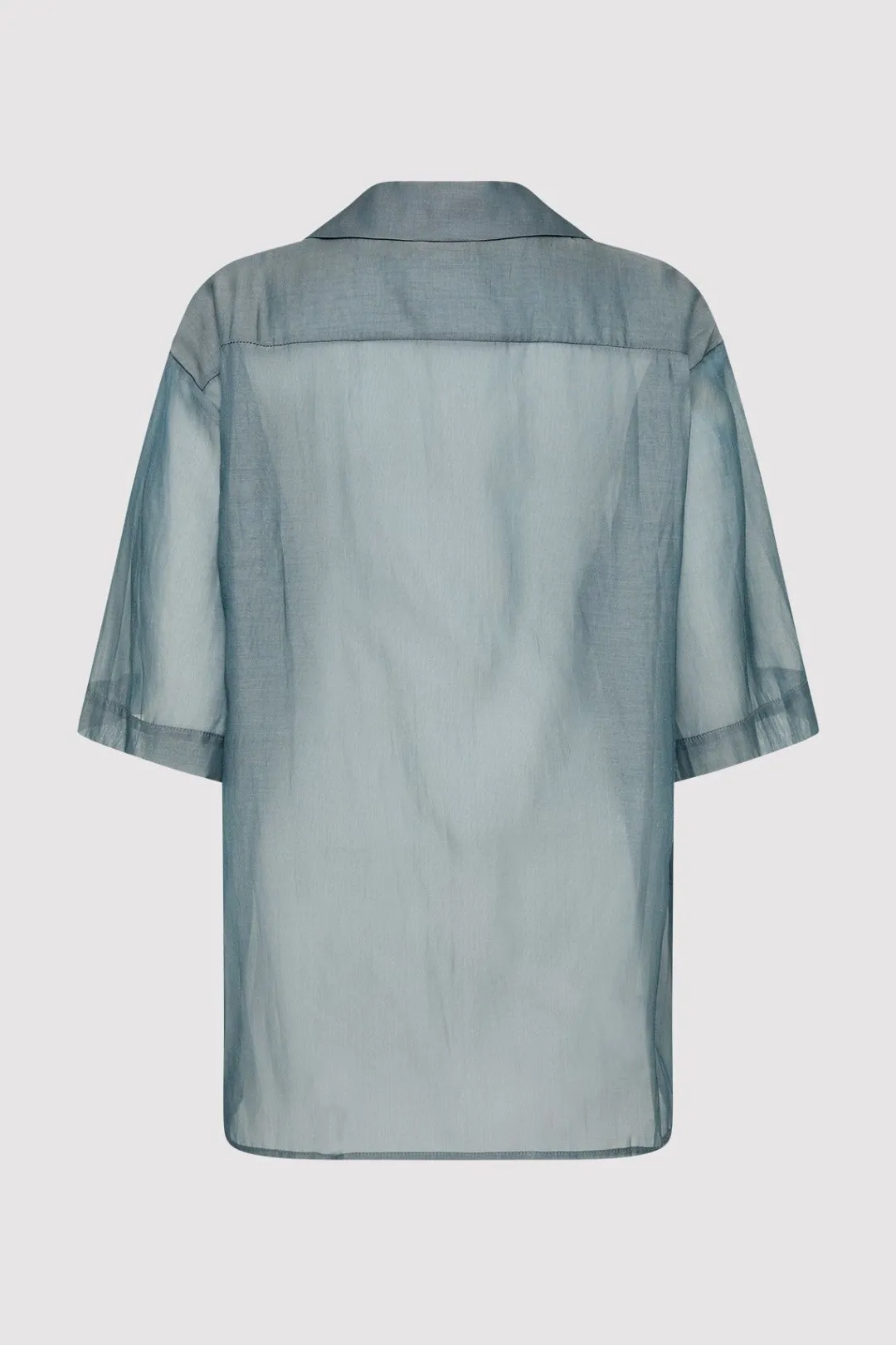 Shirts*St. Agni Relaxed Collar Shirt - Slate