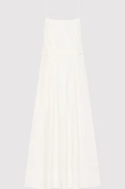 Dresses*St. Agni Relaxed Drawstring Dress - White