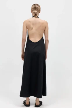 Dresses*St. Agni Ring Detail Halter Dress - Black