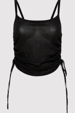 Knitwear*St. Agni Ruched Tank - Black
