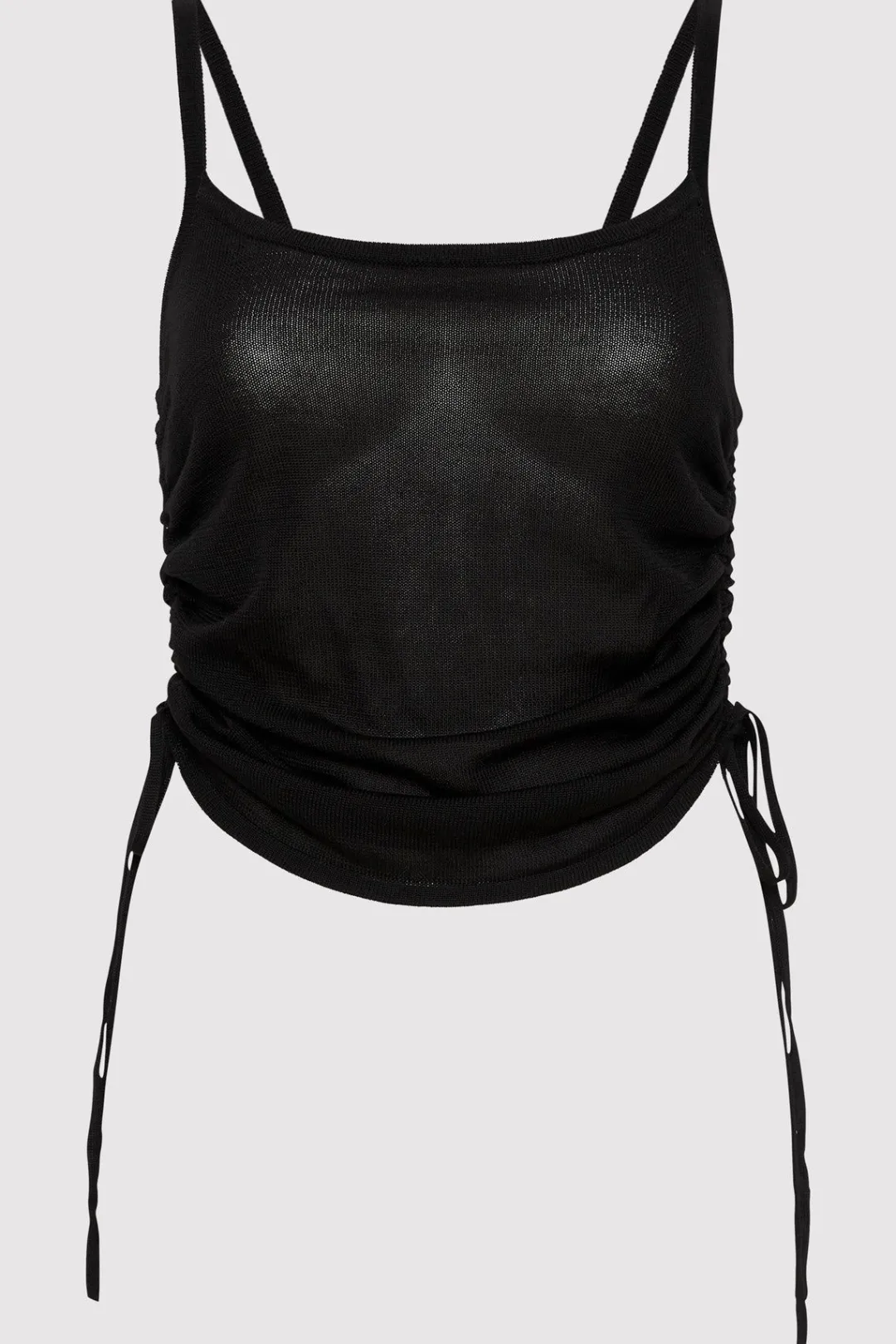 Knitwear*St. Agni Ruched Tank - Black