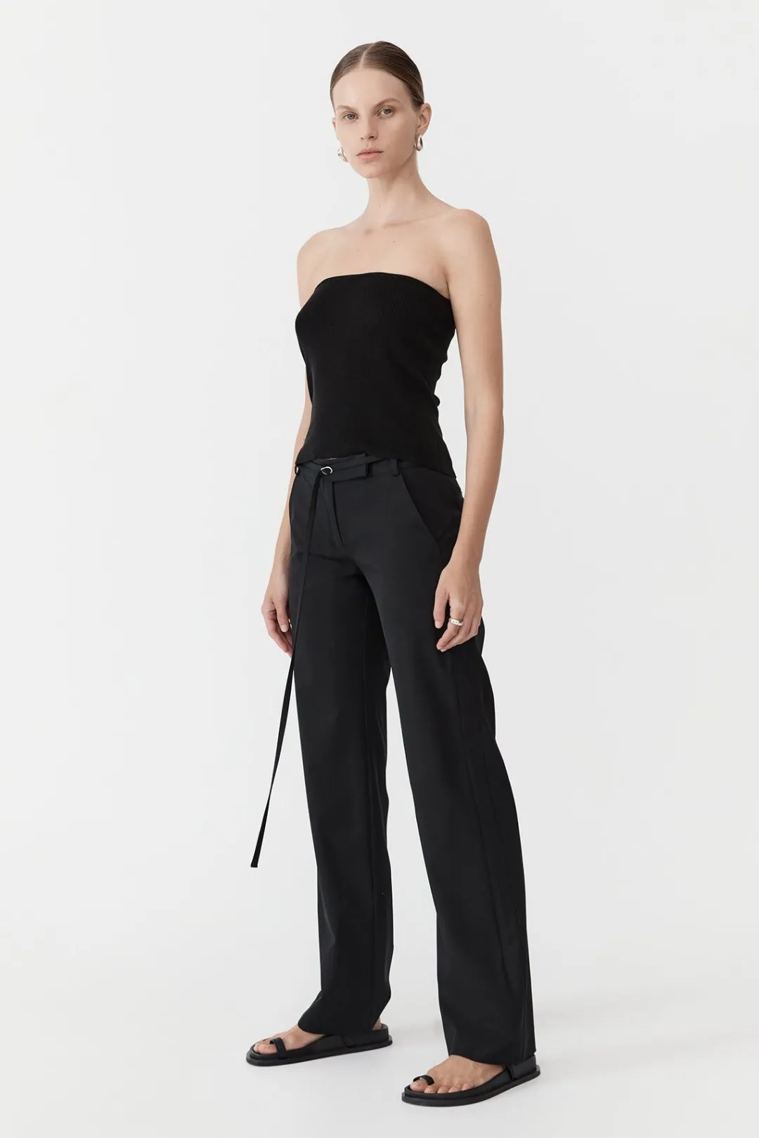 Tailoring*St. Agni 90s Panelled Pants - Black