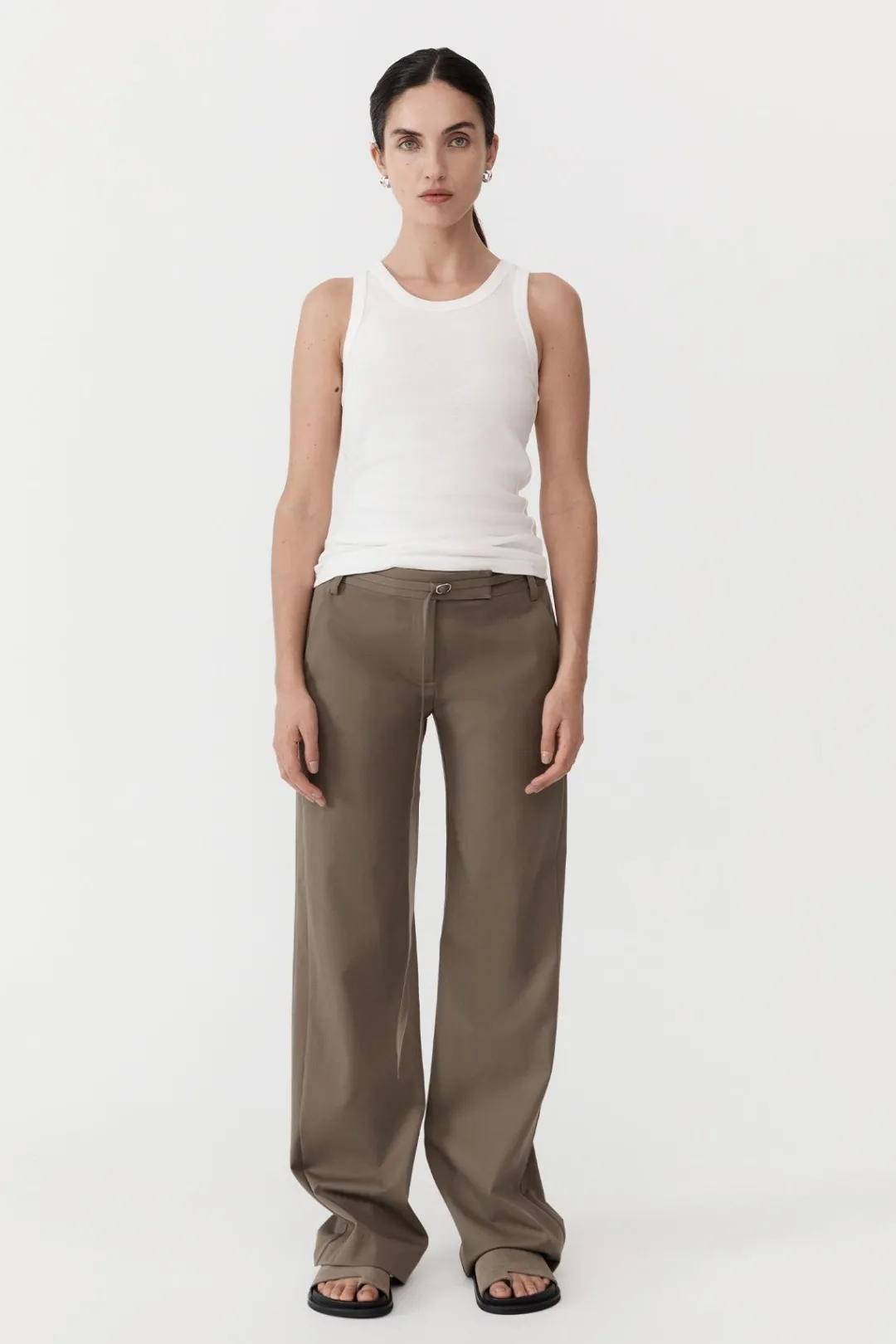 Tailoring*St. Agni 90s Panelled Pants - Kelp