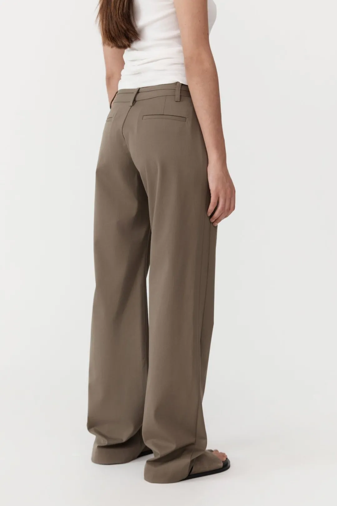 Pants*St. Agni 90s Panelled Pants - Kelp