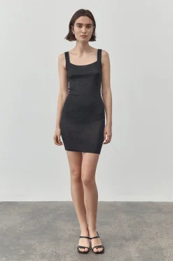 Knitwear*St. Agni 90s Sheer Knit Mini Dress - Galaxy