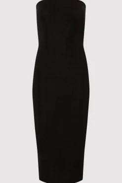 Dresses*St. Agni 90s Strapless Knit Midi Dress - Black