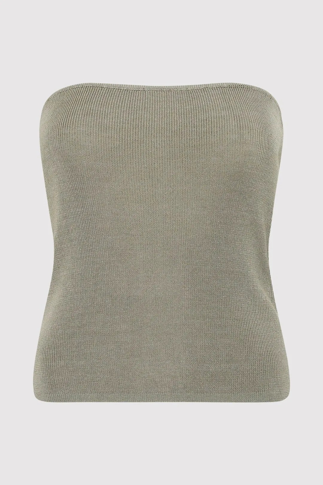 Knitwear*St. Agni 90s Strapless Knit Top - Shadow
