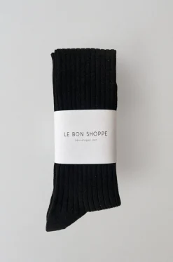 Socks*St. Agni Schoolgirl Socks - Black - By Le Bon