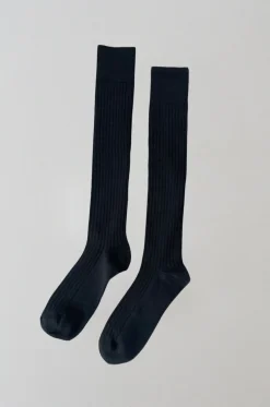 Socks*St. Agni Schoolgirl Socks - Black - By Le Bon