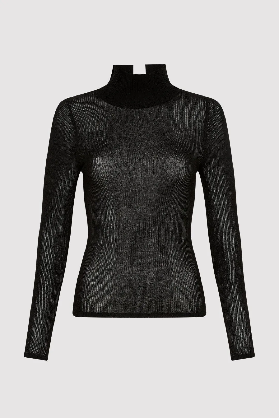 Tops*St. Agni Second Skin Knit Top - Black