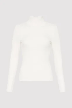 Knitwear*St. Agni Second Skin Knit Top - White