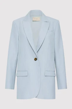 Tailoring*St. Agni Single Button Tailored Blazer - Stone Blue