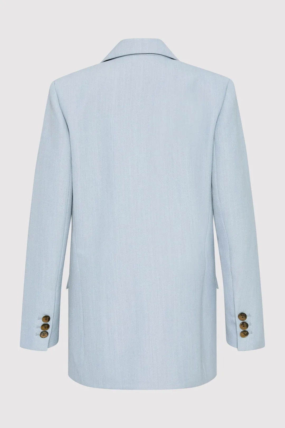 Jackets*St. Agni Single Button Tailored Blazer - Stone Blue