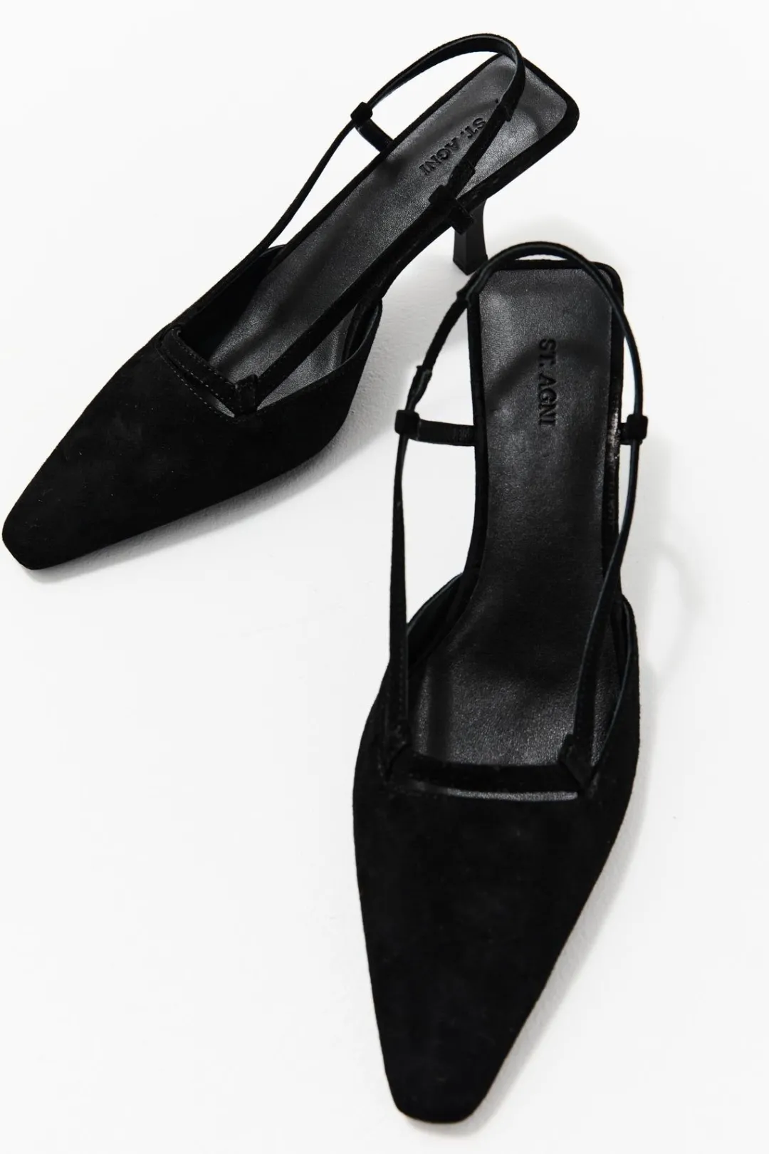 Heels*St. Agni Sling Back Heel - Black