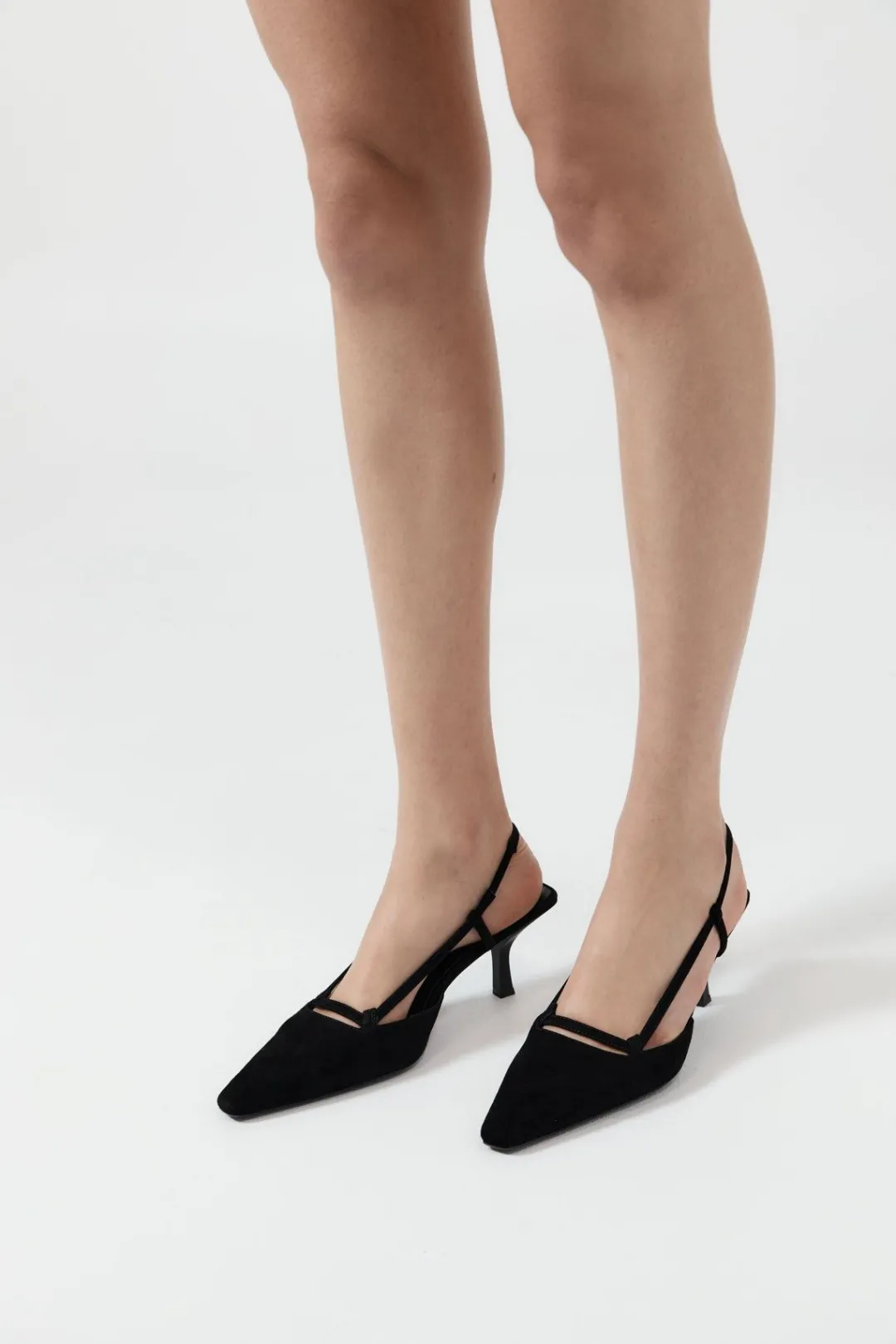 Heels*St. Agni Sling Back Heel - Black