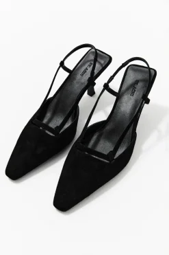 Heels*St. Agni Sling Back Heel - Black