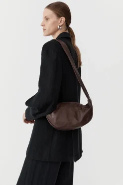 Unisex*St. Agni Soft Crescent Bag - Chocolate