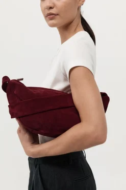 Bags*St. Agni Soft Crescent Bag - Rouge