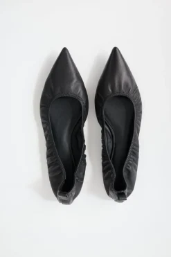 Flats*St. Agni Soft Leather Flat - Black