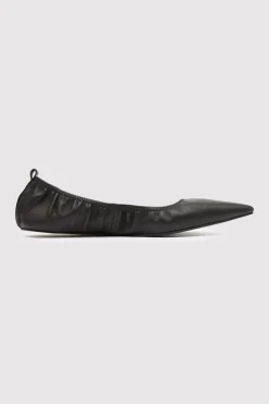 Flats*St. Agni Soft Leather Flat - Black
