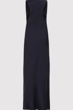 Dresses*St. Agni Soft Silk Bias Tank Dress - Inkwell