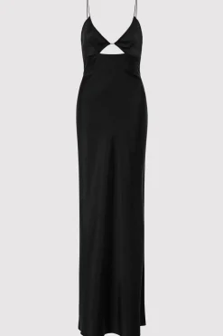 Dresses*St. Agni Soft Silk Bra Bias Slip - Black