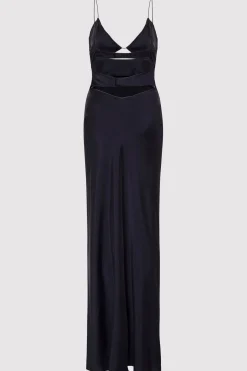 Dresses*St. Agni Soft Silk Bra Bias Slip - Inkwell