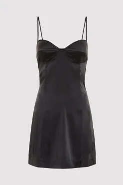 Dresses*St. Agni Soft Silk Cami Dress - Washed Black